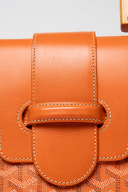 Saigon MM Structured Top Handle Orange Bag