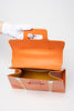 Saigon MM Structured Top Handle Orange Bag - #13