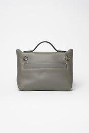 Gris Pearl Togo Calf/Crocodile Leather Kelly Bag (Brand New)