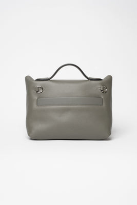 Gris Pearl Togo Calf/Crocodile Leather Kelly Bag (Brand New) - #2