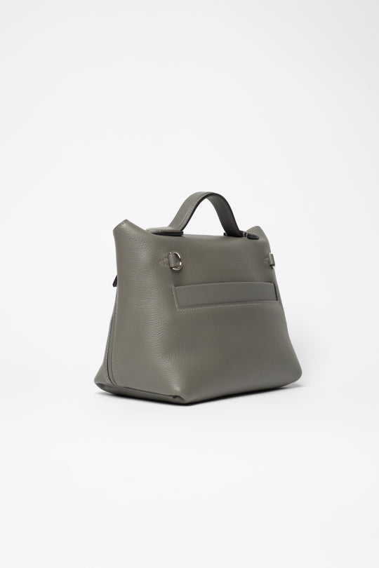 Gris Pearl Togo Calf/Crocodile Leather Kelly Bag (Brand New)