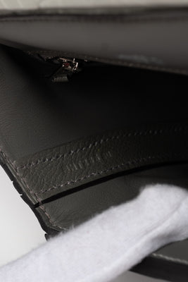 Gris Pearl Togo Calf/Crocodile Leather Kelly Bag (Brand New) - #8