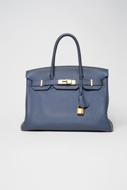 Dark Blue Birkin Bag