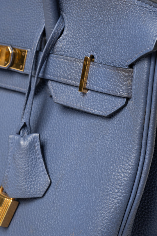 Dark Blue Togo Birkin Bag