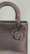 secondary Lady Dior Micro Metallic Cannage Handbag