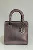 Lady Dior Micro Metallic Cannage Handbag - #1