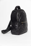 secondary Chanel Quilted Nylon and Leather Coco Cocoon Black Backpack