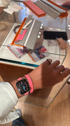 secondary Hermes Barbie Apple Watch Strap (Double)