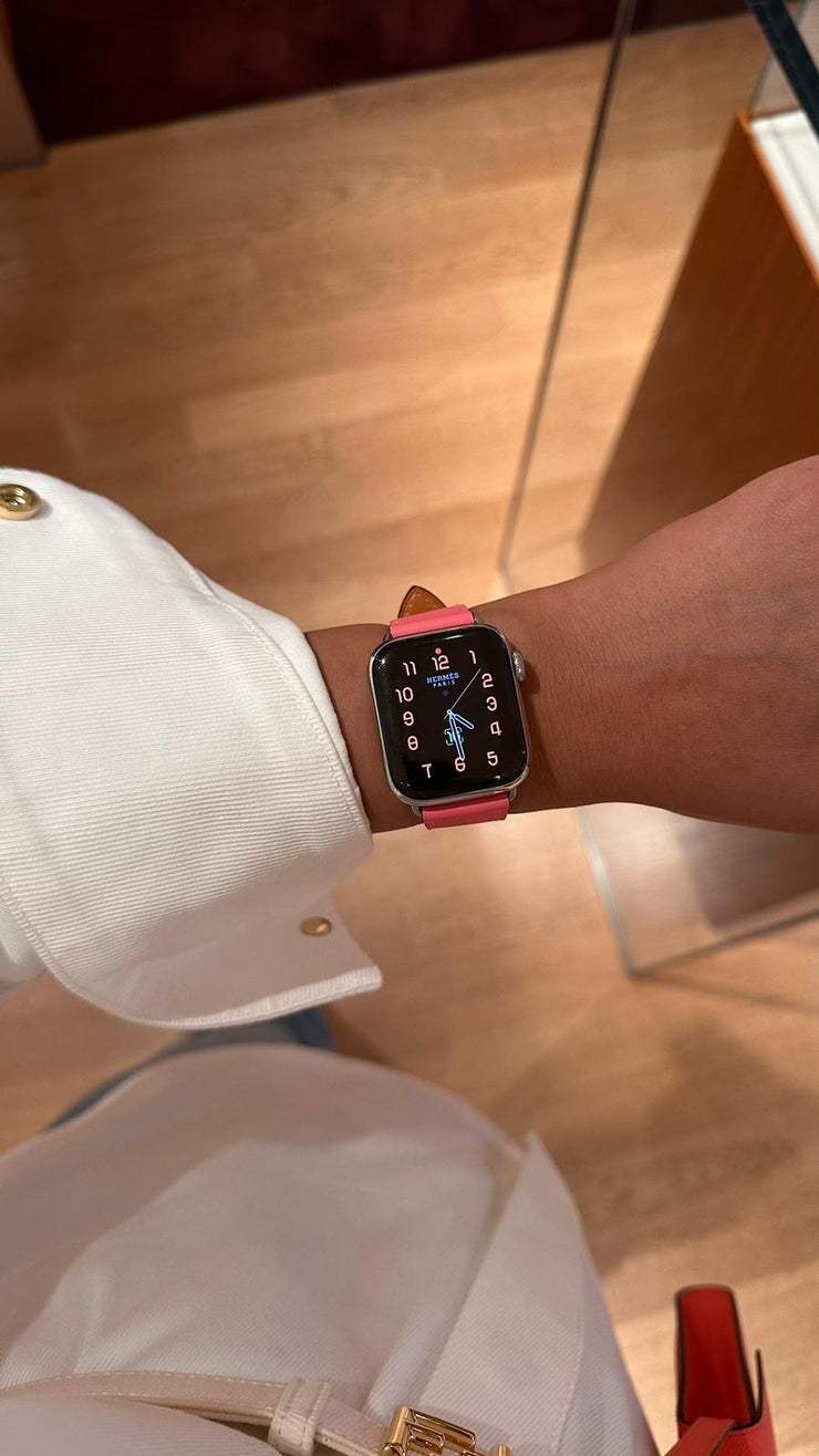 Hermes Barbie Apple Watch Strap (Single)