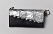 Snake leather wallet on chain