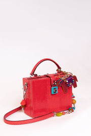 Dolce and Gabbana box python bag 