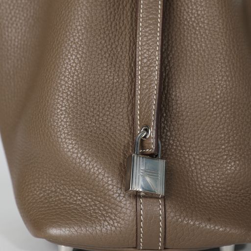 Hermes Picotin Etoupe Leather Hand