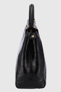 Fendi Peek-a-Boo Crocodile Leather Hand bag - #4
