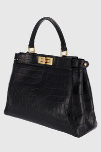 Fendi Peek-a-Boo Crocodile Leather Hand bag - #6