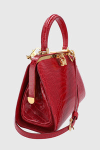 Kwanpen Crocodile Leather Handbag - #9