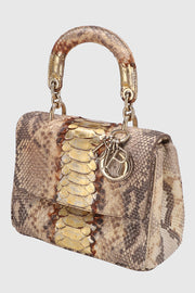 Be Dior Python Leather Bag