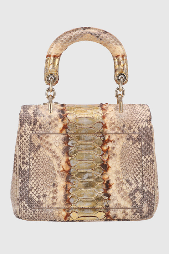 Be Dior Python Leather Bag
