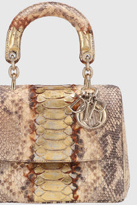 Be Dior Python Leather Bag - #5