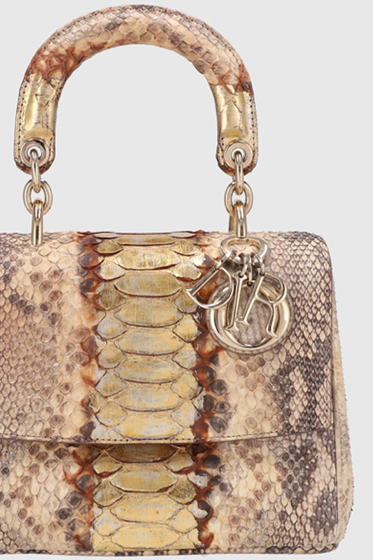 Be Dior Python Leather Bag