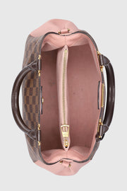 Monogram Canvas Leather Tote Bag