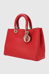 secondary Diorissimo Grained Leather Handbag