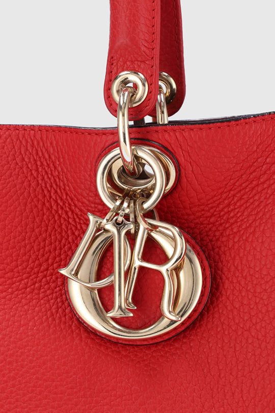 Diorissimo Grained Leather Handbag