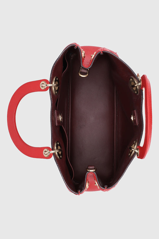 Diorissimo Grained Leather Handbag