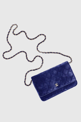 Chanel Velvet Classic Flap Bag - #6