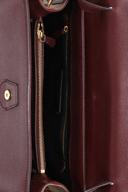 Banner House Leather Check Tote Bag