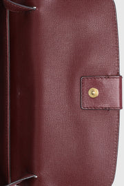 Banner House Leather Check Tote Bag