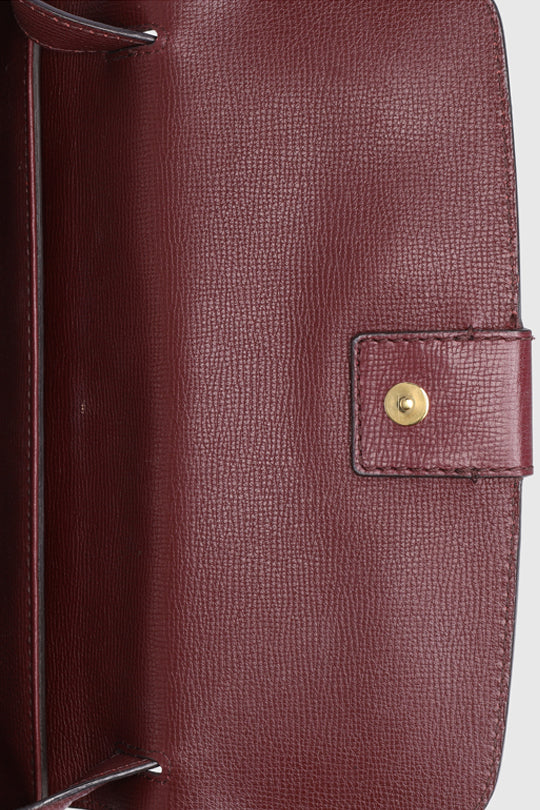 Banner House Leather Check Tote Bag