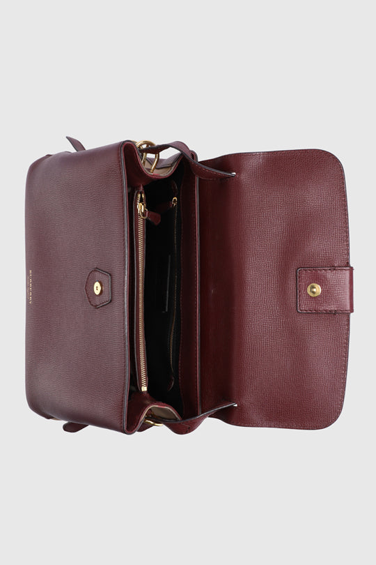 Banner House Leather Check Tote Bag