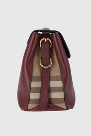 Banner House Leather Check Tote Bag
