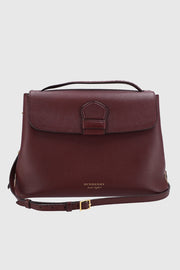 Banner House Leather Check Tote Bag