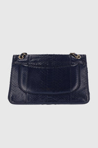Classic Flap Python Leather Handbag - #4