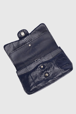 Classic Flap Python Leather Handbag - #2