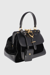 Black Frame Leather Bag - #9