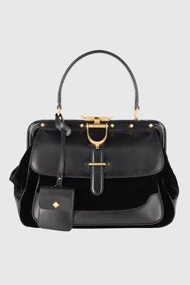 Black Frame Leather Bag - #1