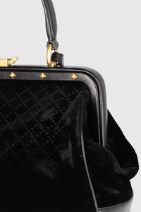 Black Frame Leather Bag - #3