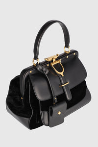Black Frame Leather Bag - #5