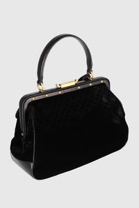 Black Frame Leather Bag - #7