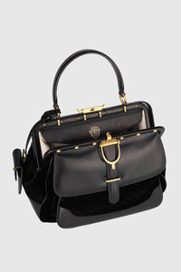 Black Frame Leather Bag - #8