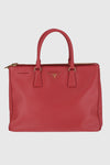 secondary Prada Saffiano Red Bag