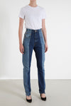 ELV Denim Mid/ Dark Blue Straight Leg Jeans