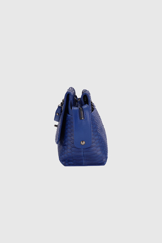 chanel classic flap bag blue