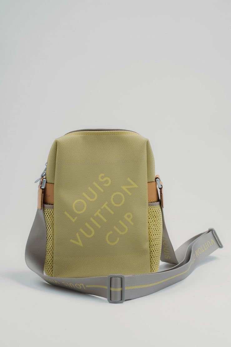 LOUIS VUITTON Damier Geant Americas Cup Bag Yellow 739834
