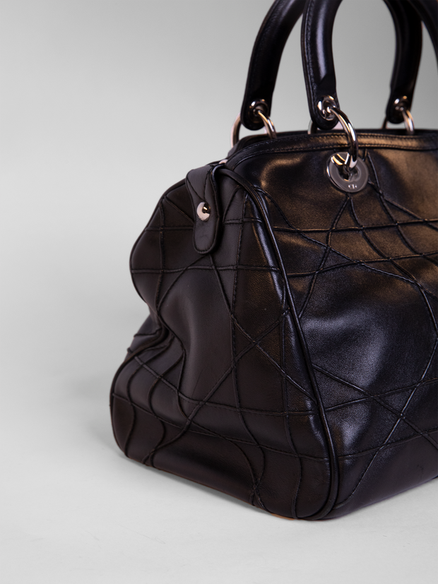 Granville Polochon Cannage Lambskin Handbag