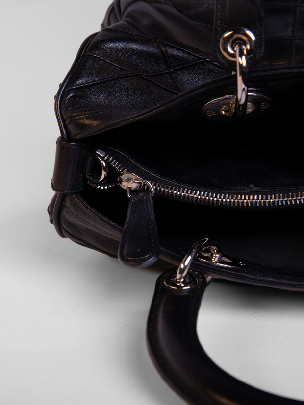Granville Polochon Cannage Lambskin Handbag