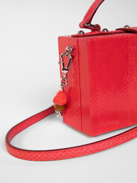 Python leather handbag - #3