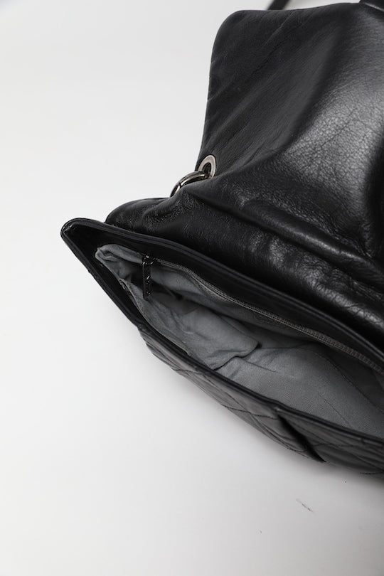 Coco Pleats Calfskin Messenger Flap Bag - 2012 Runway